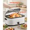 Silver 26QT Electric Roaster Oven with Temperature Control and Rack